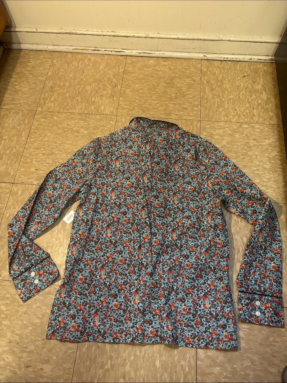 GAP Blue Floral Print Skirt